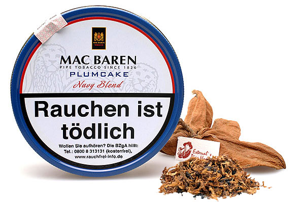 Mac Baren Plumcake Navy Blend Pfeifentabak 100g Dose Mac Baren Plumcake Navy Blend Pfeifentabak 100g Dose